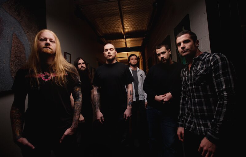 band in a dimly lit hallway