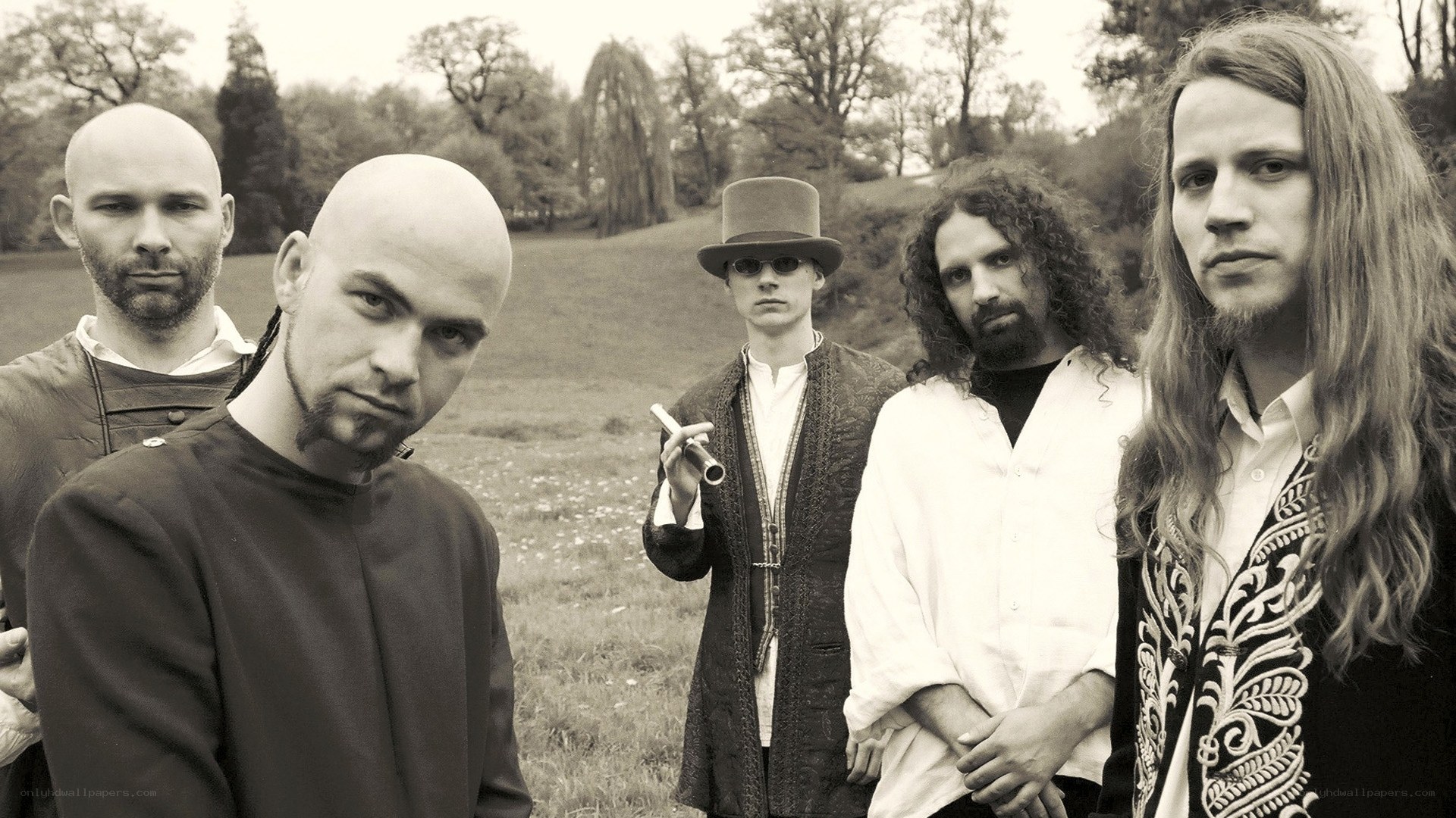 band in a park