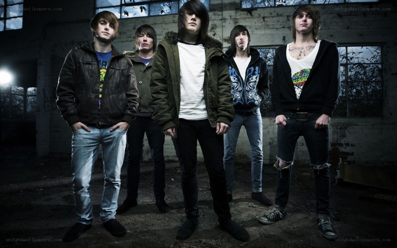 band in abandoned building