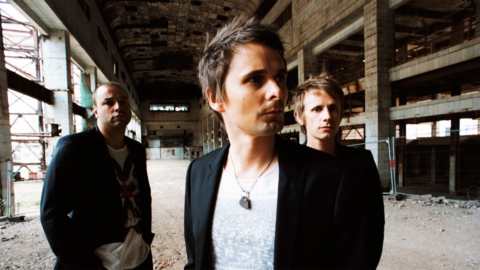 band in abandoned building