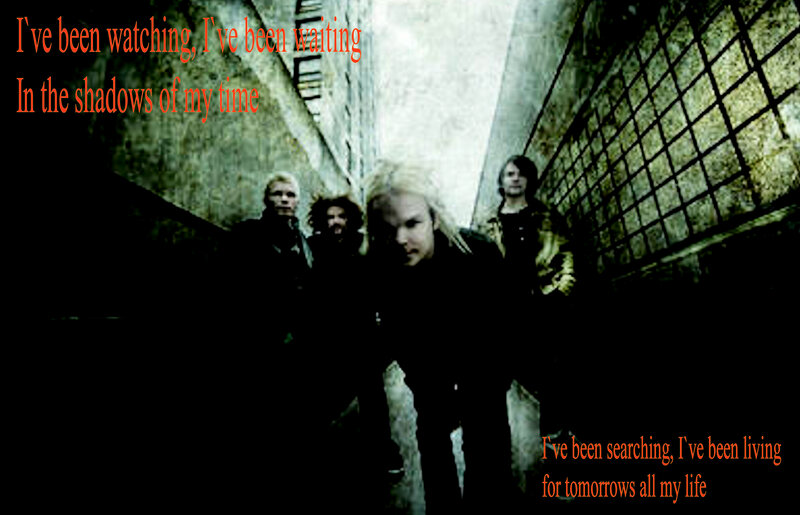 Band in Dark Alley — Black