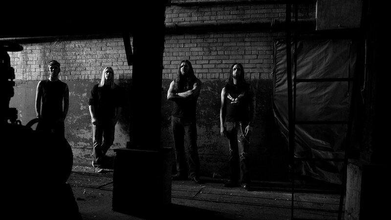 band in dark warehouse