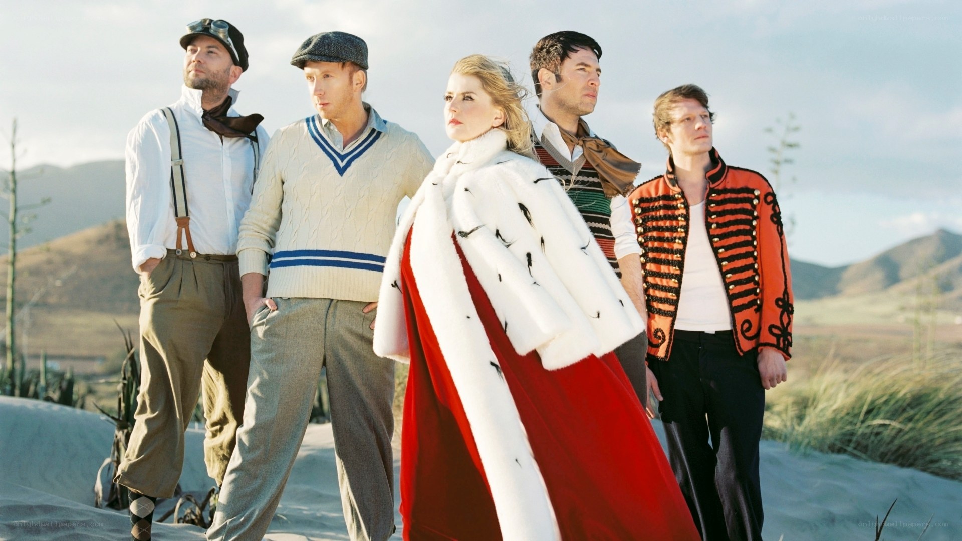 band in desert attire