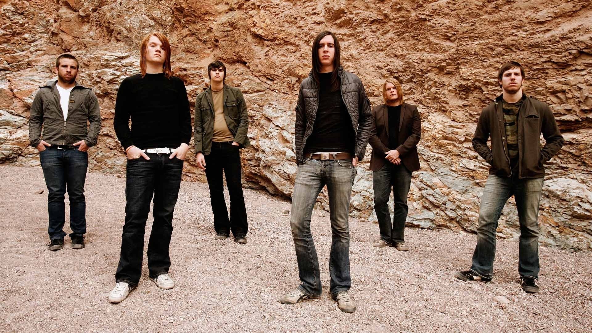 band in desert canyon