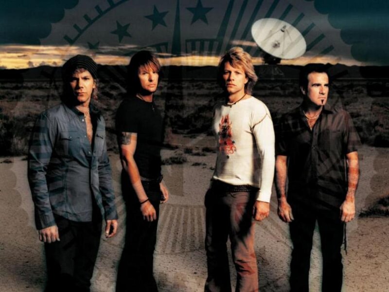 band in desert landscape