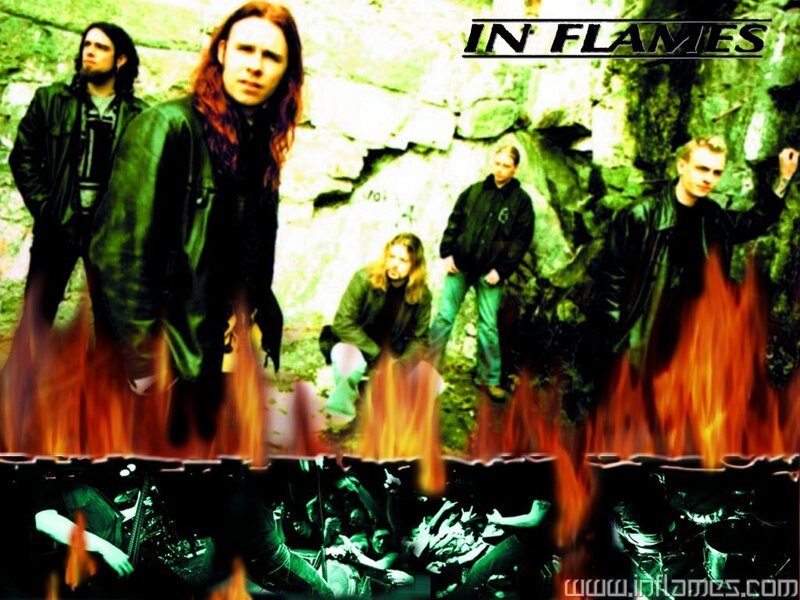 Band in Flames — Green