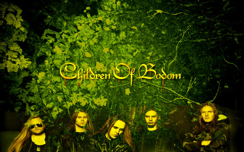Band in Forest — Green, Dark, Serious