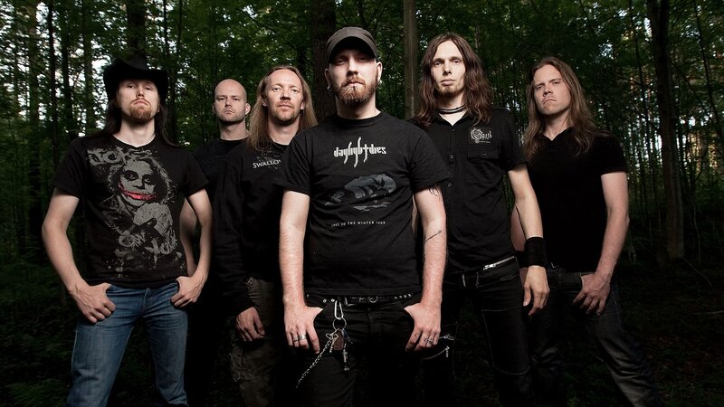 band in forest portrait