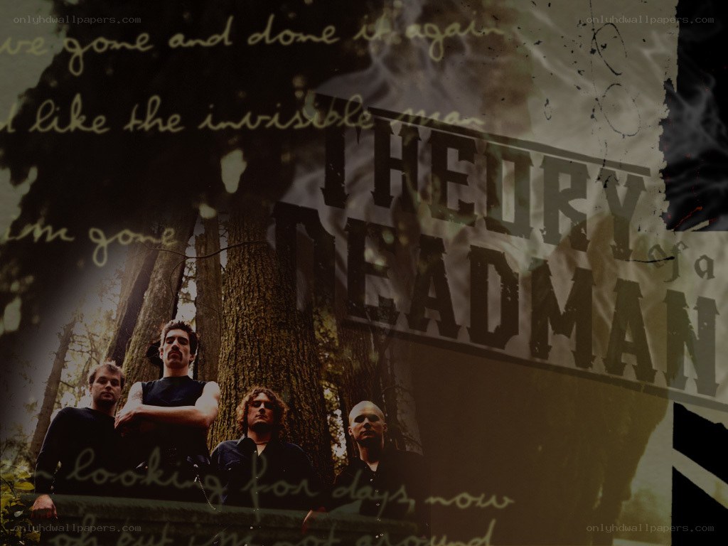 band in forest with text overlay