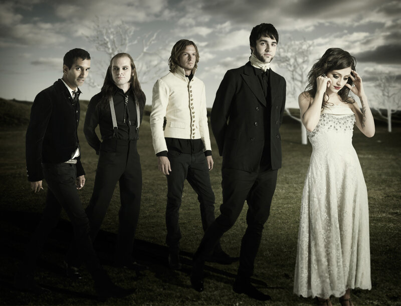 band in formal wear on a field