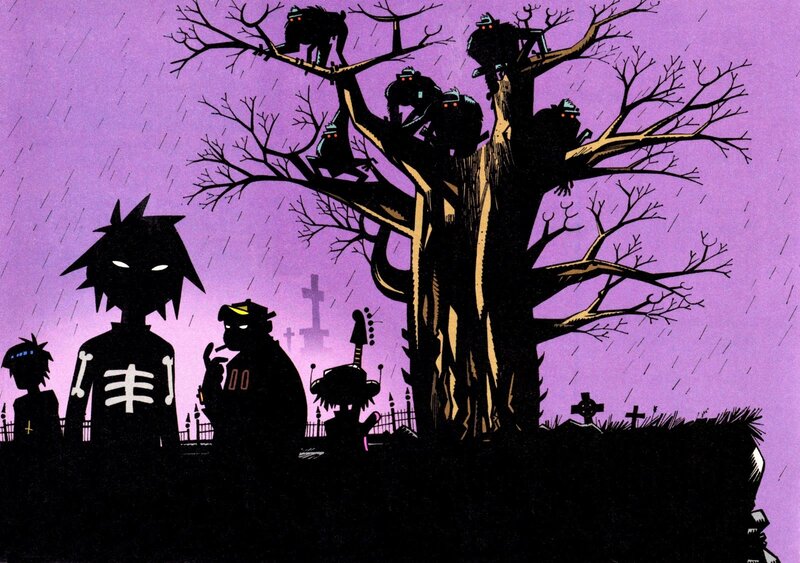 Band in Graveyard