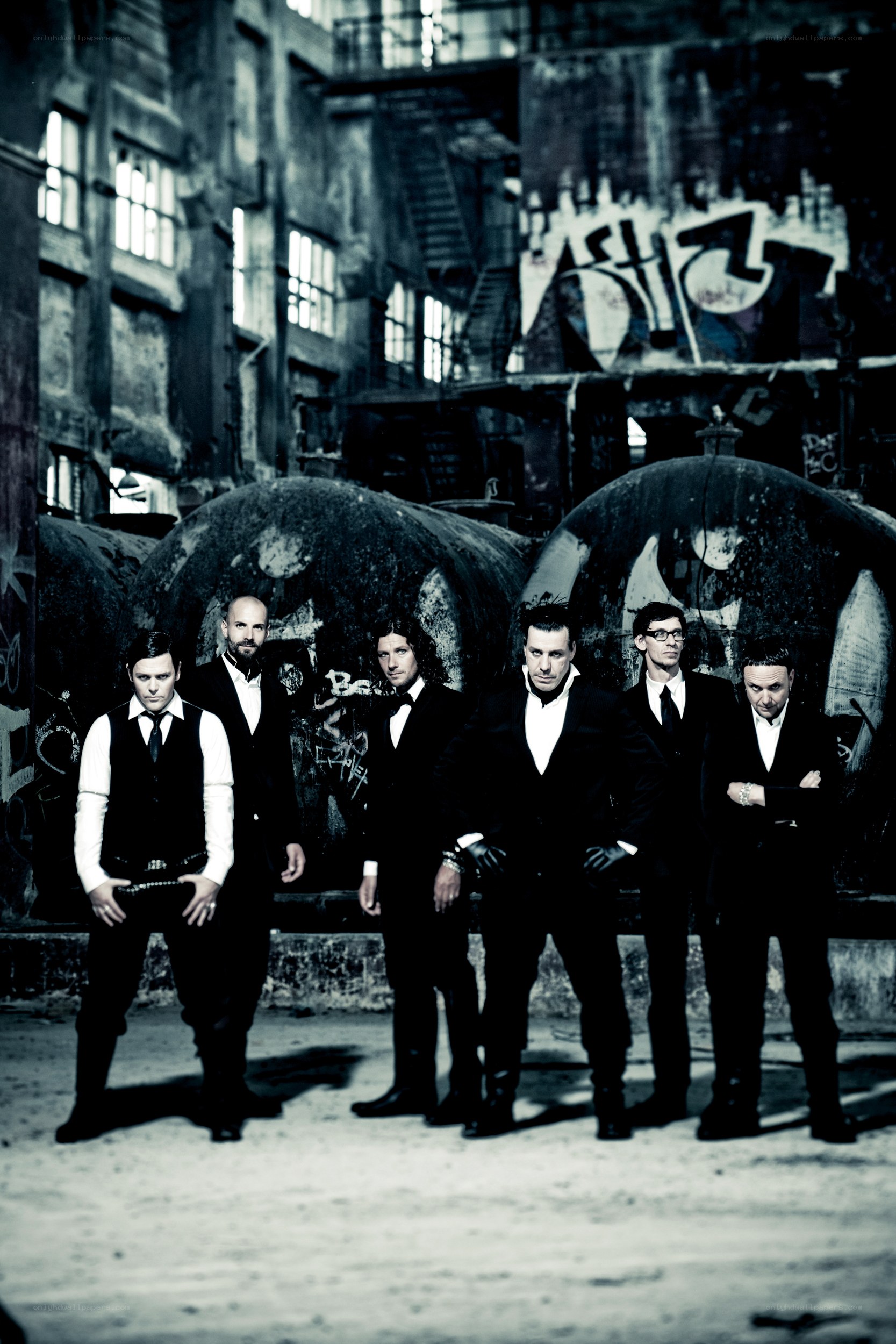 band in industrial setting