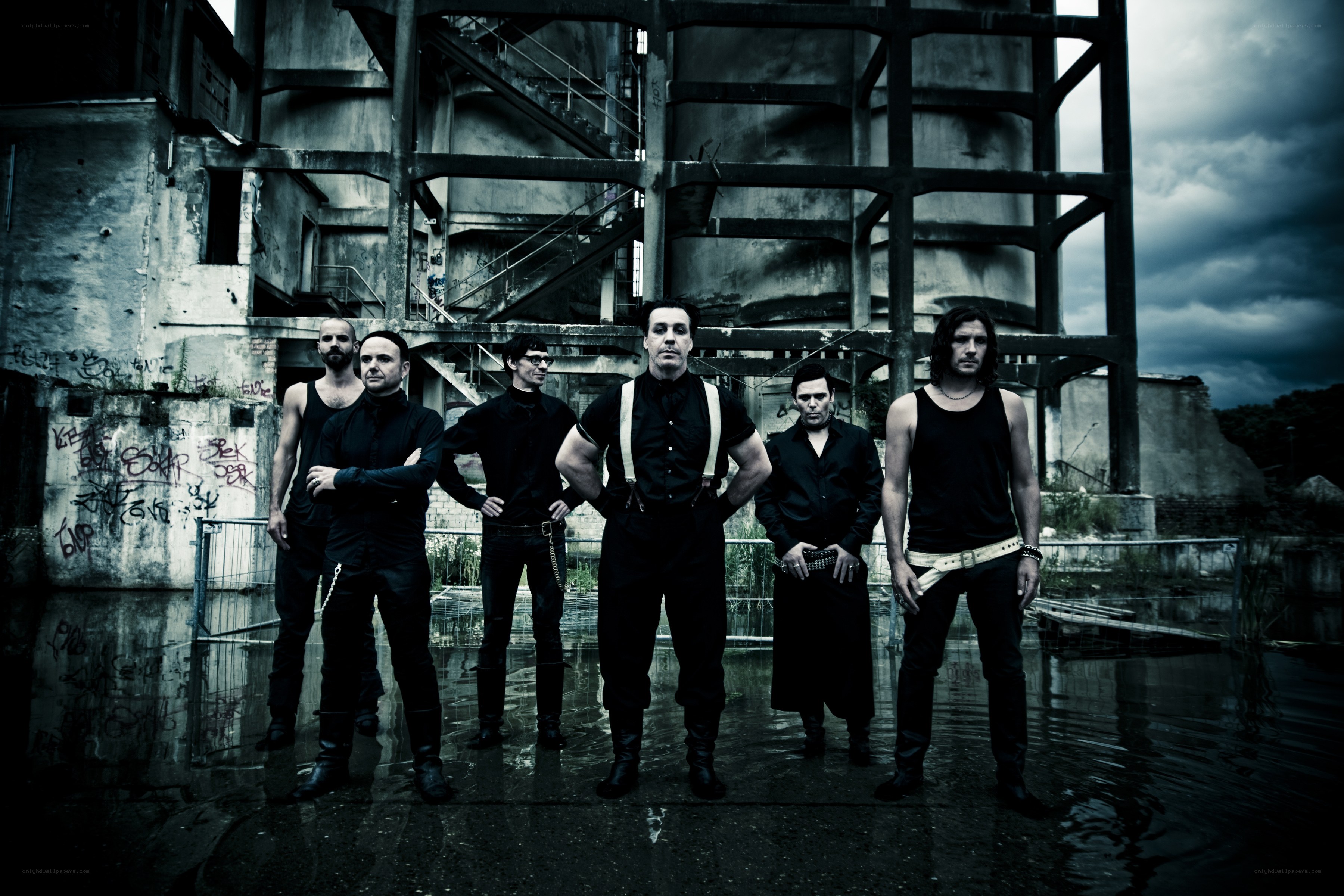 band in industrial setting