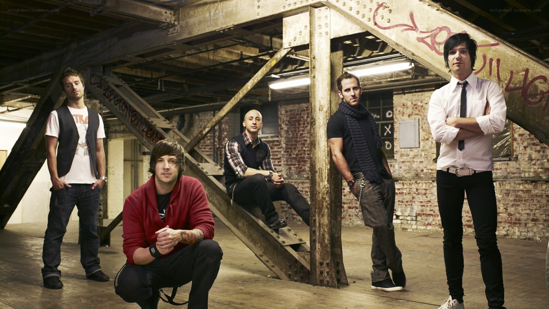 band in industrial setting