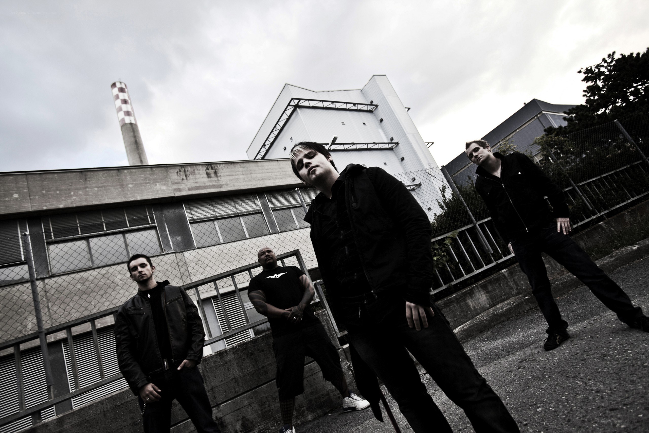 band in industrial setting