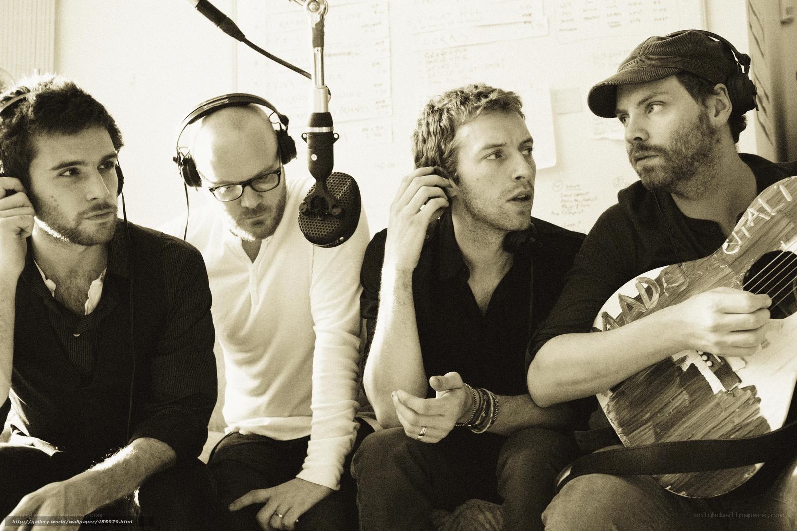 band in recording studio