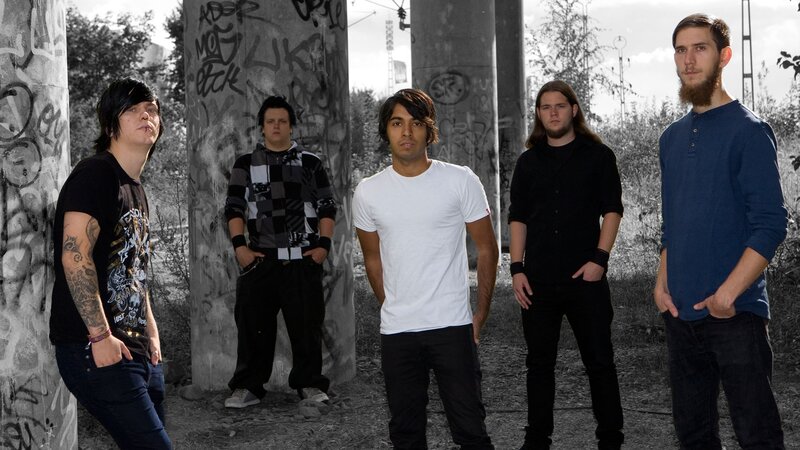 band in urban setting