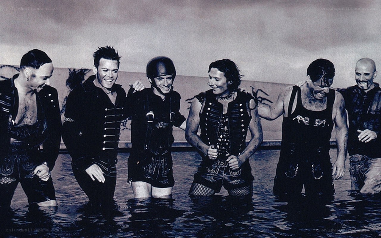 band in water together