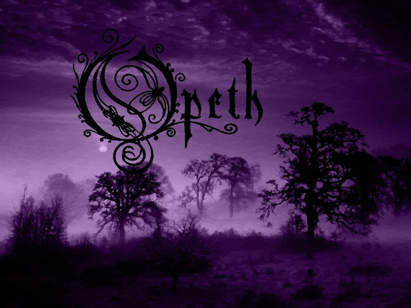 Band Logo on Purple Landscape