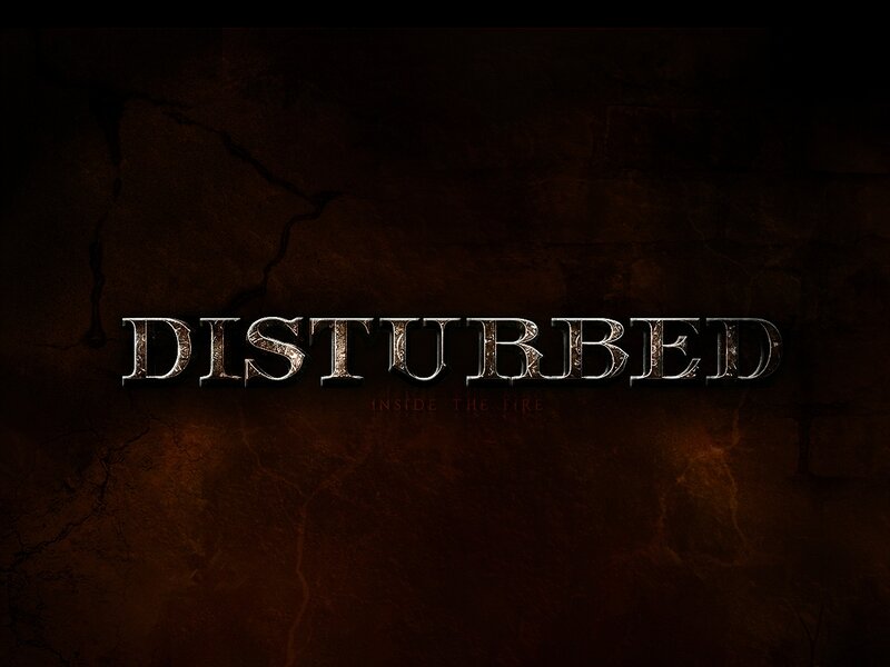 Band Logo on Textured Background — Brown