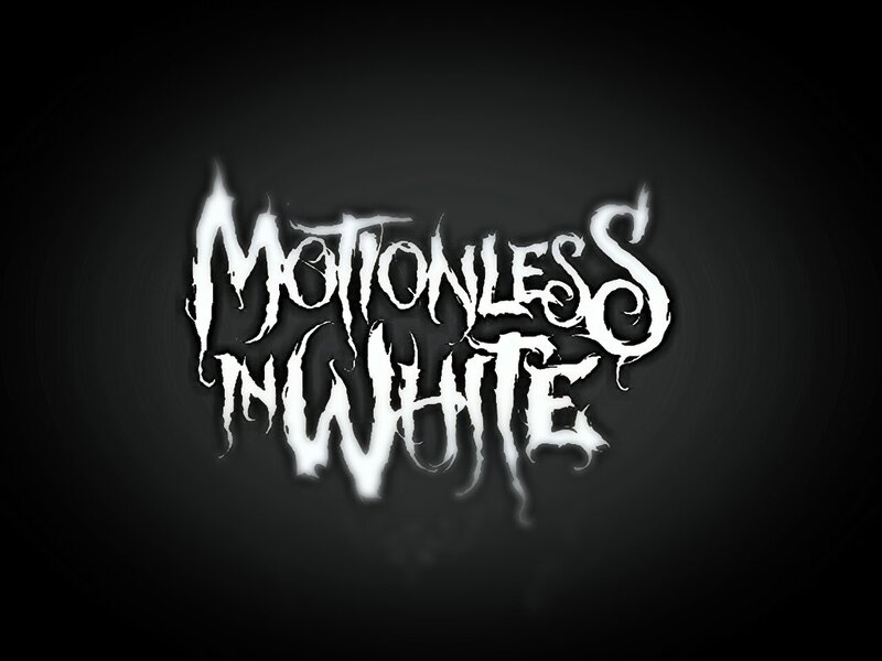 Band Logo Text — Black, Dark