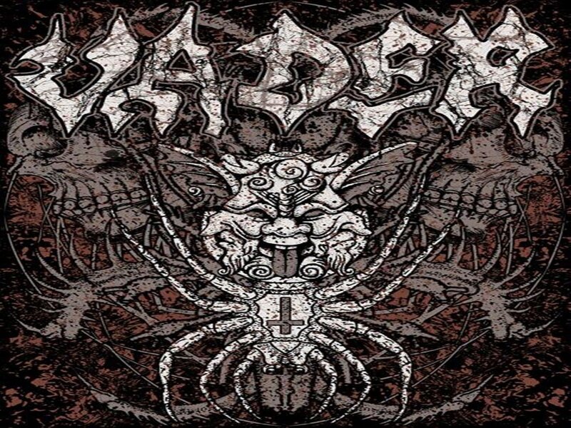 Band Logo with Skull and Spider