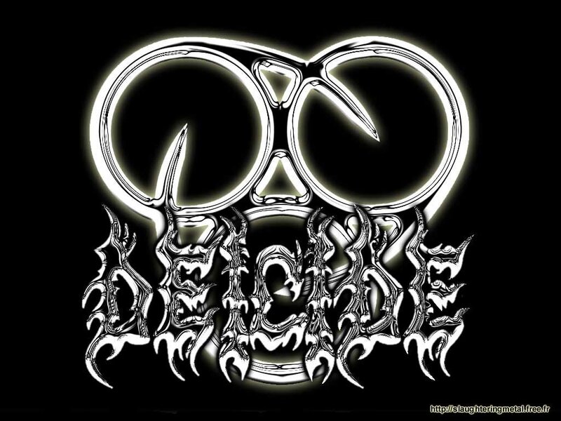 Band Logo with Skull — Black