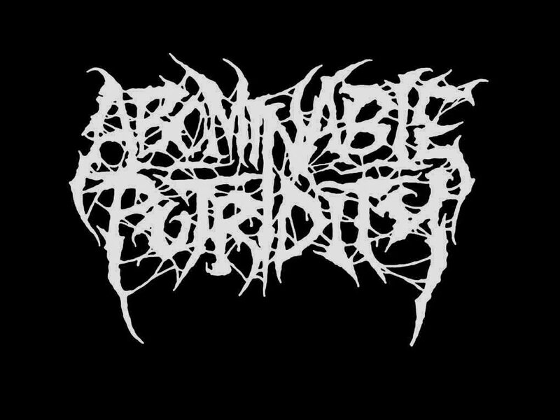 band logo with stylized text