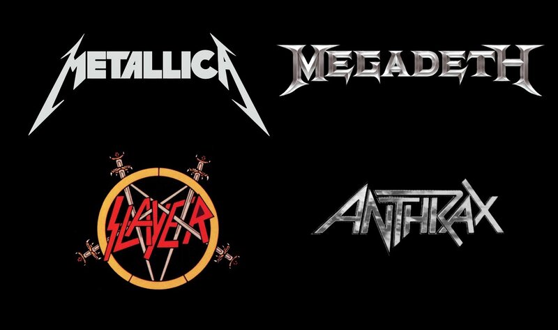 Band Logos on Black