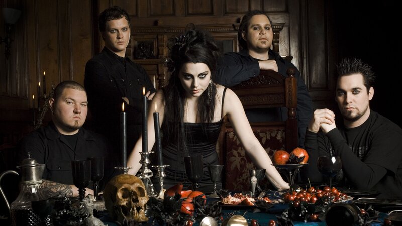 Band Members at Dinner Table — Black