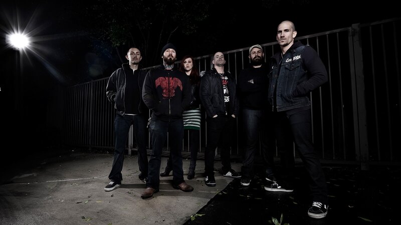Band Members at Night — Black