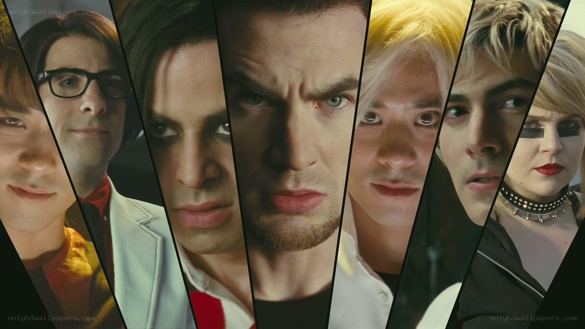 band members collage
