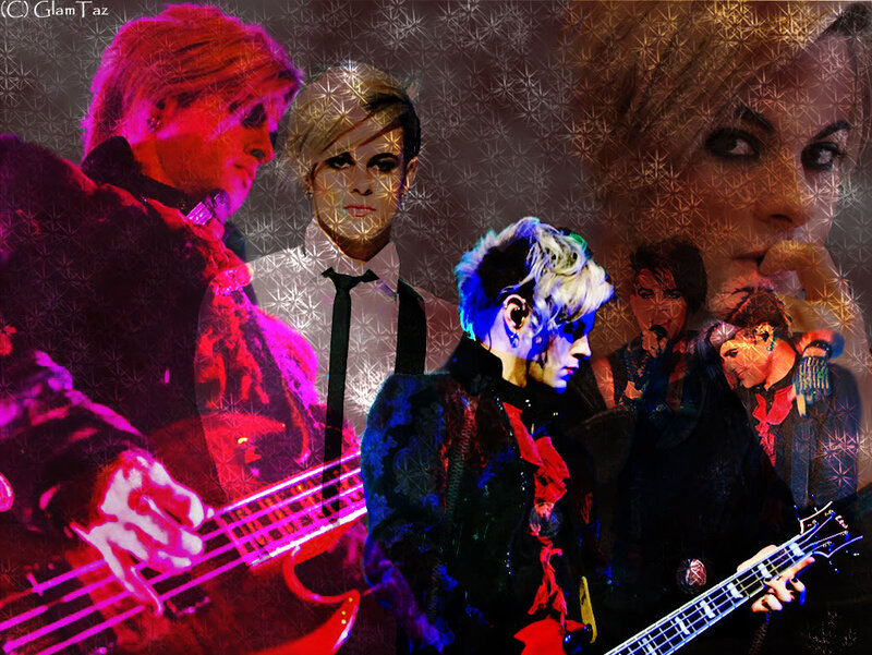 Band Members Collage — Black, Dramatic