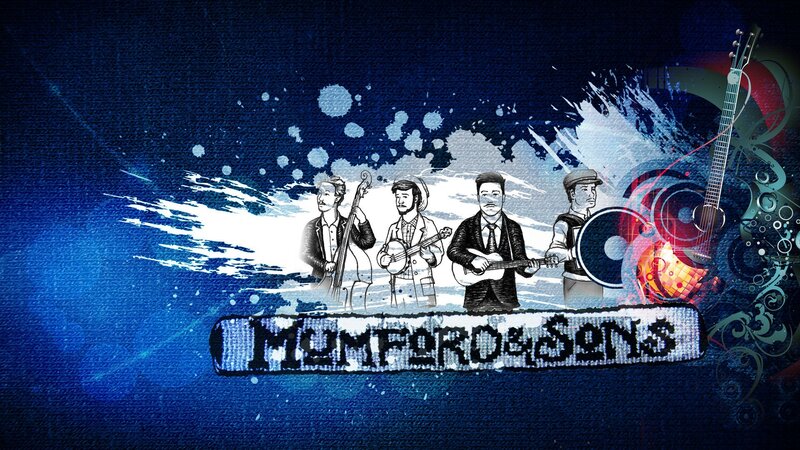 Band Members Illustration — Blue