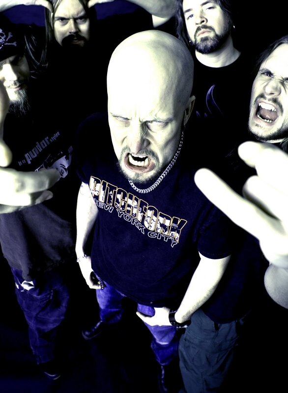 band members in aggressive pose