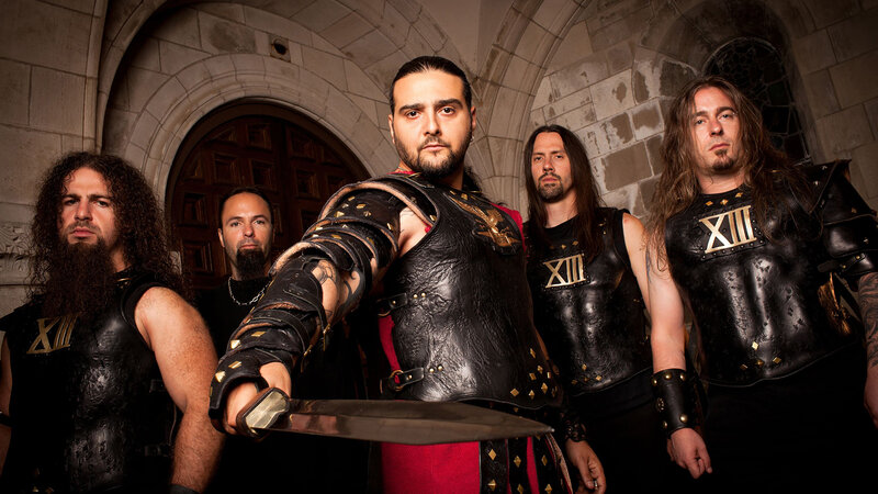 Band Members in Armor — Black, Dramatic