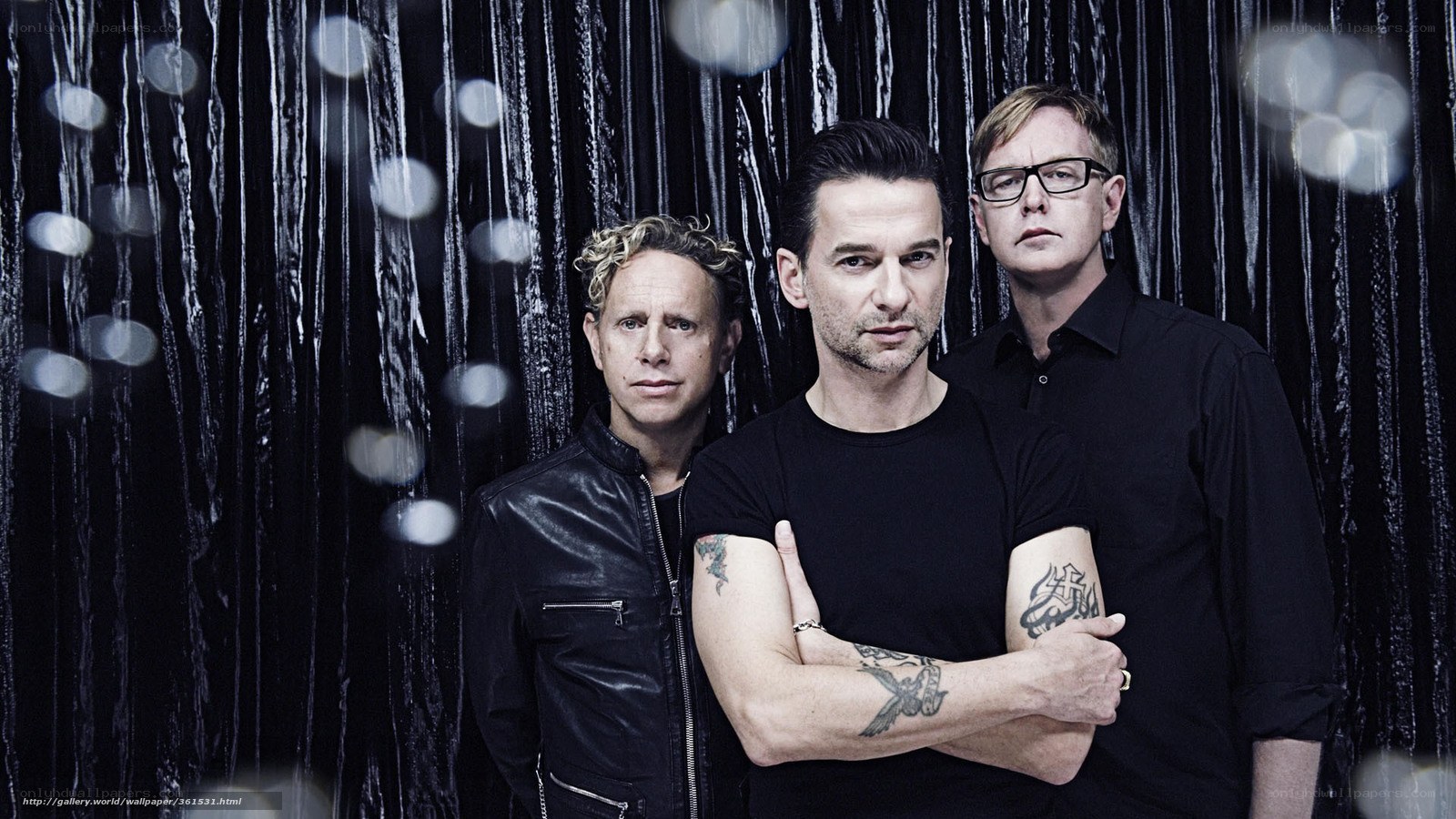 band members in black attire