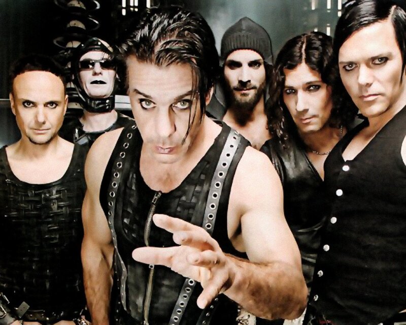 band members in black attire