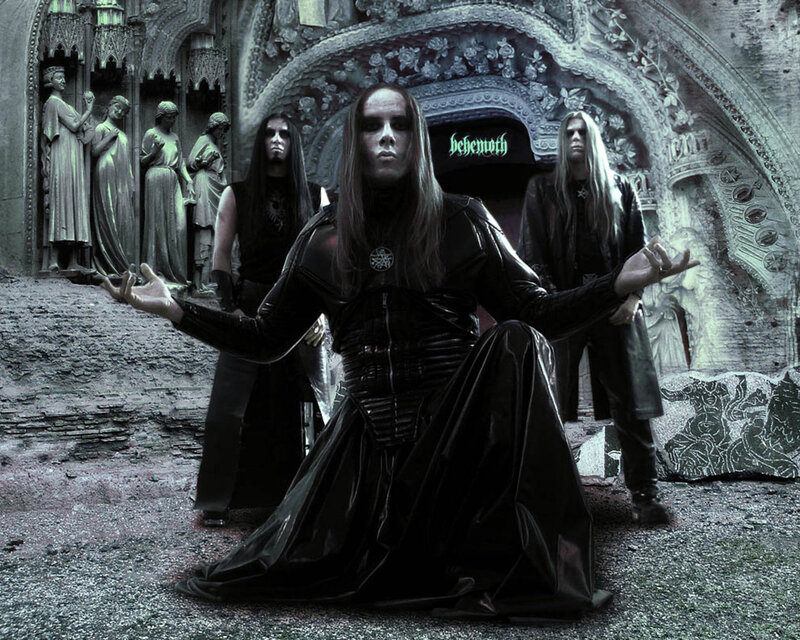 Band Members in Black Attire — Dramatic