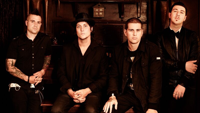 band members in black attire