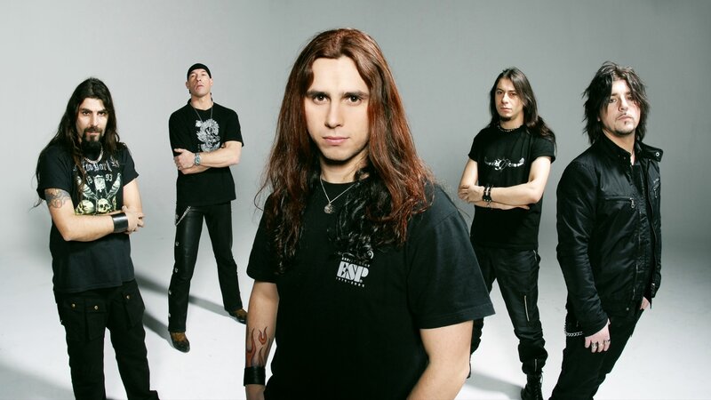 band members in black clothing