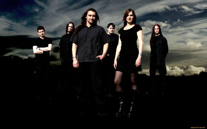 Band Members in Black — Dramatic, Photograph, Clouds