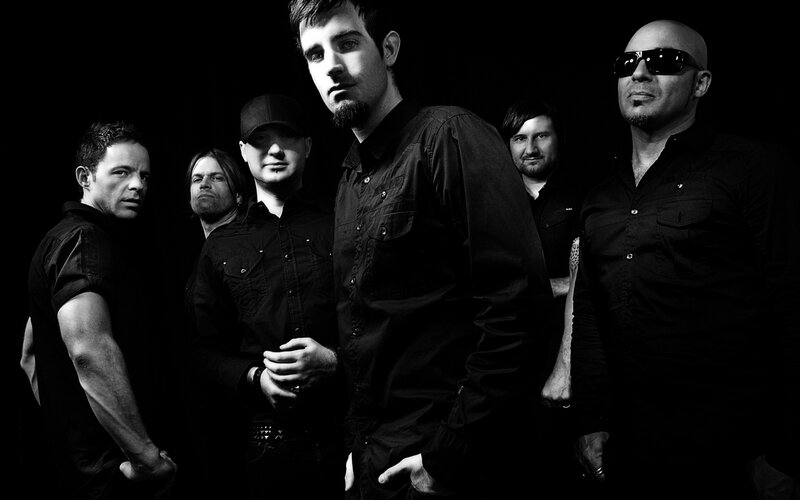 Band Members in Black — Dramatic