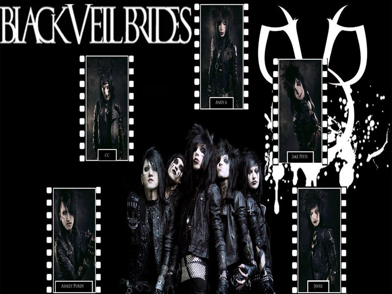 Band Members in Black Leather — Dark, Photograph