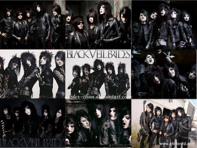 Band Members in Black Leather — Dark