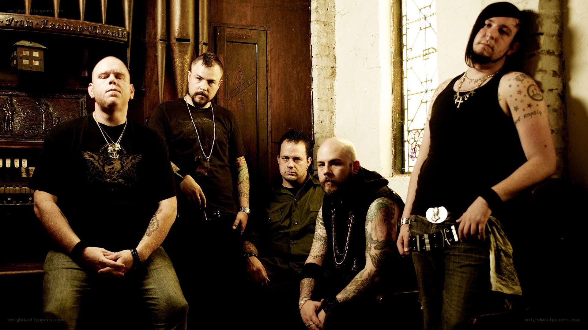 band members in church setting