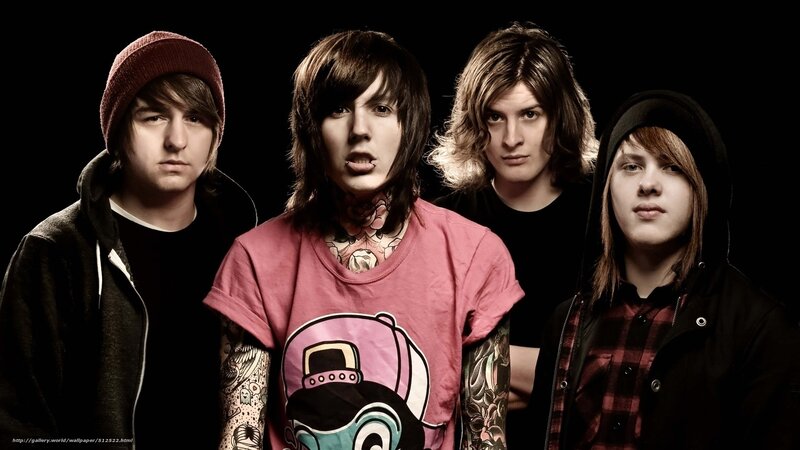 band members in dark clothing