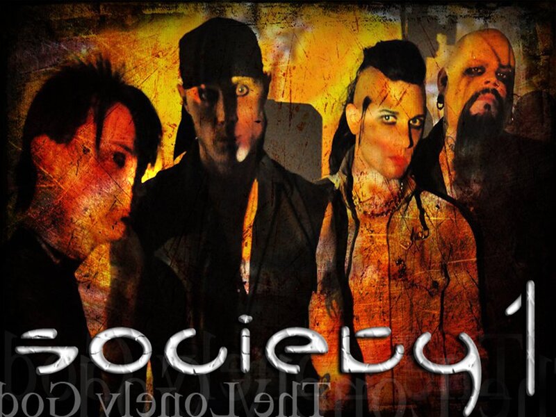 Band Members in Dark Clothing — Black, Dark, Dramatic, Digital Art