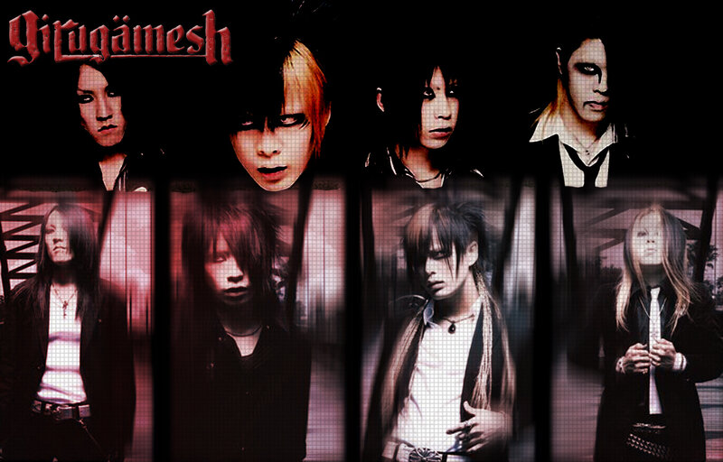 Band Members in Dark Clothing — Black, Dramatic, Photograph
