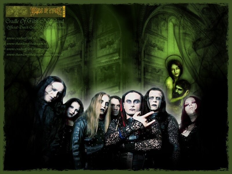Band Members in Dark Clothing — Green